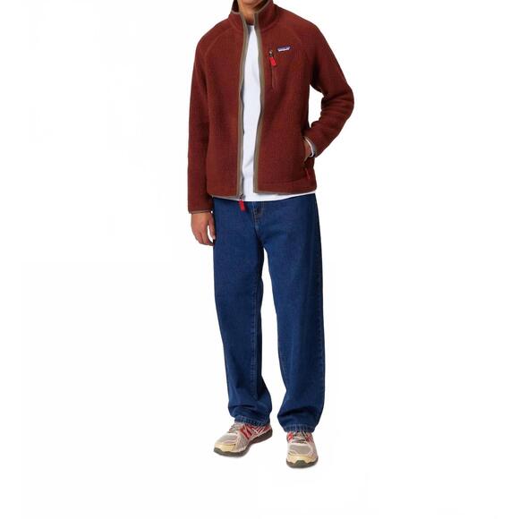 NEW PATAGONIA men's retro pile fleece jacket in dried vanilla - Picture 6 of 9